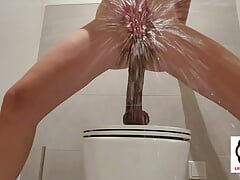 explosion squirt after toilet BBC ride